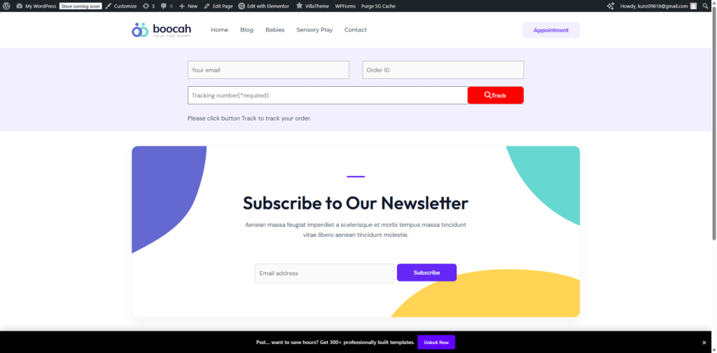 WooCommerce 前台订单追踪页面